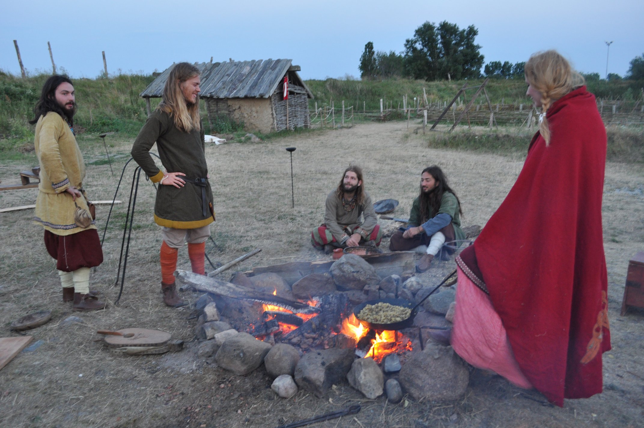 Notre camp, expérimentation de cuisine 